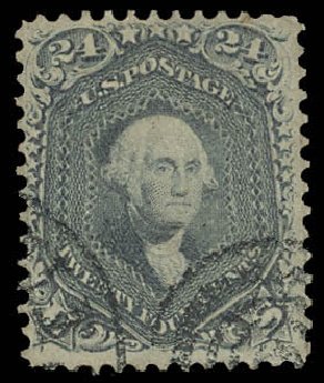 Prices of US Stamp Scott Catalog 70 - 24c 1861 Washington. Daniel Kelleher Auctions, Oct 2012, Sale 632, Lot 987