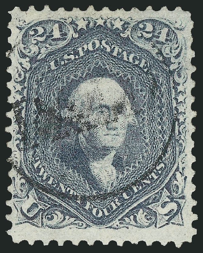 Values of US Stamps Scott Catalogue #70: 24c 1861 Washington. Robert Siegel Auction Galleries, Dec 2011, Sale 1017, Lot 527