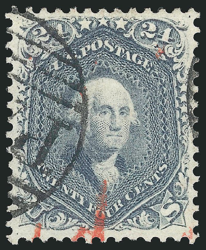 Values of US Stamps Scott Catalog # 70: 24c 1861 Washington. Robert Siegel Auction Galleries, Oct 2012, Sale 1032, Lot 3127