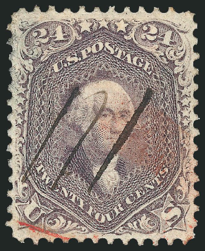 Costs of US Stamp Scott Catalog #70 - 24c 1861 Washington. Robert Siegel Auction Galleries, Dec 2012, Sale 1037, Lot 1567