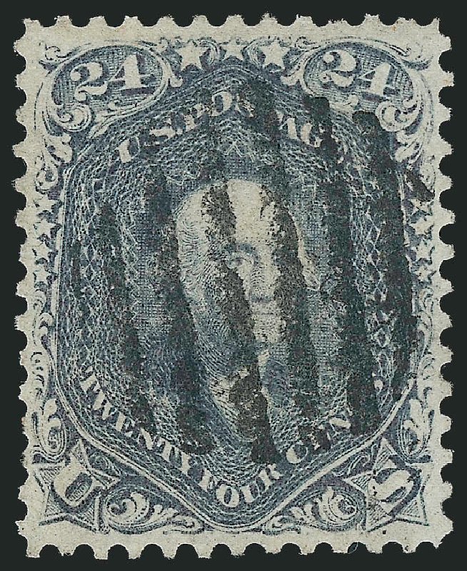 Prices of US Stamp Scott Catalog 70: 1861 24c Washington. Robert Siegel Auction Galleries, Jul 2013, Sale 1050, Lot 197
