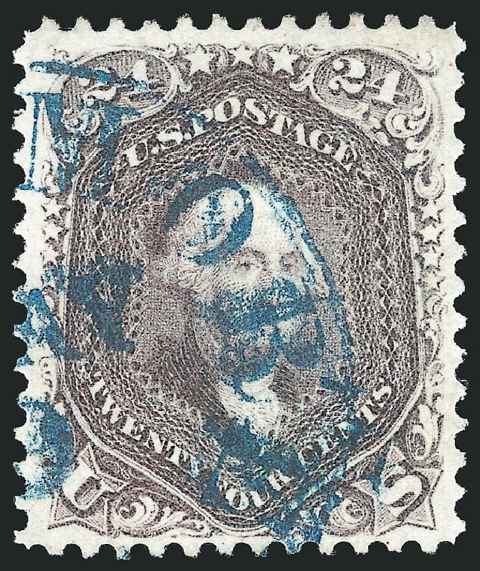 Price of US Stamps Scott Catalogue 70 - 1861 24c Washington. Robert Siegel Auction Galleries, Sep 2014, Sale 1078, Lot 167