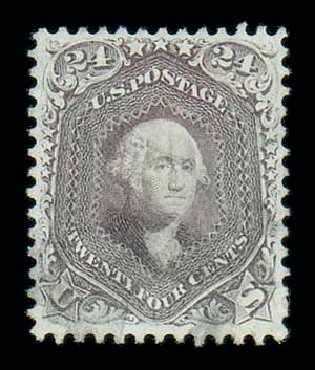 US Stamp Price Scott Catalog # 70 - 24c 1861 Washington. Matthew Bennett International, Dec 2007, Sale 325, Lot 1518