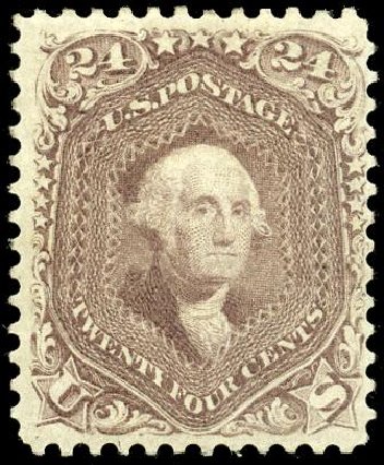 Price of US Stamps Scott Catalog #70: 1861 24c Washington. Matthew Bennett International, May 2008, Sale 327, Lot 68