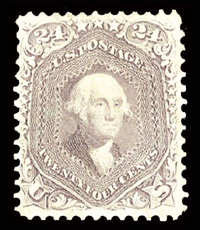 Prices of US Stamp Scott 70: 1861 24c Washington. Cherrystone Auctions, Jul 2013, Sale 201307, Lot 18