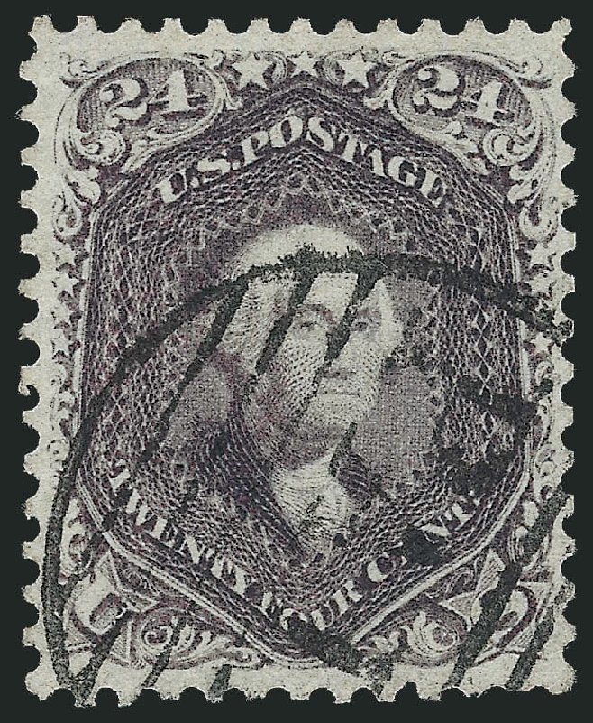 Cost of US Stamp Scott Cat. 70: 1861 24c Washington. Robert Siegel Auction Galleries, Oct 2012, Sale 1032, Lot 3128