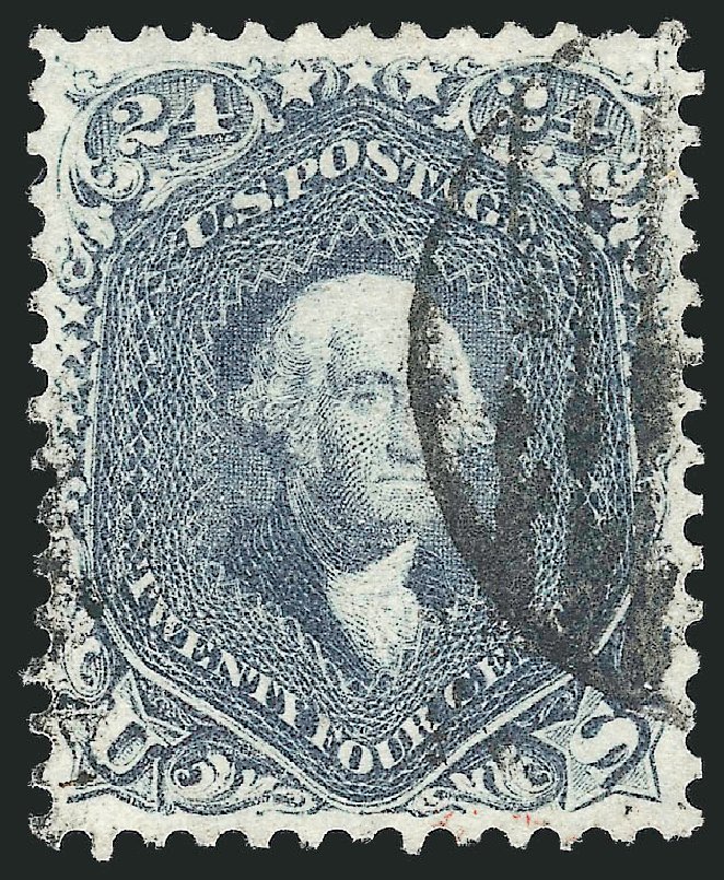 Value of US Stamp Scott Cat. 70: 1861 24c Washington. Robert Siegel Auction Galleries, Dec 2013, Sale 1062, Lot 218