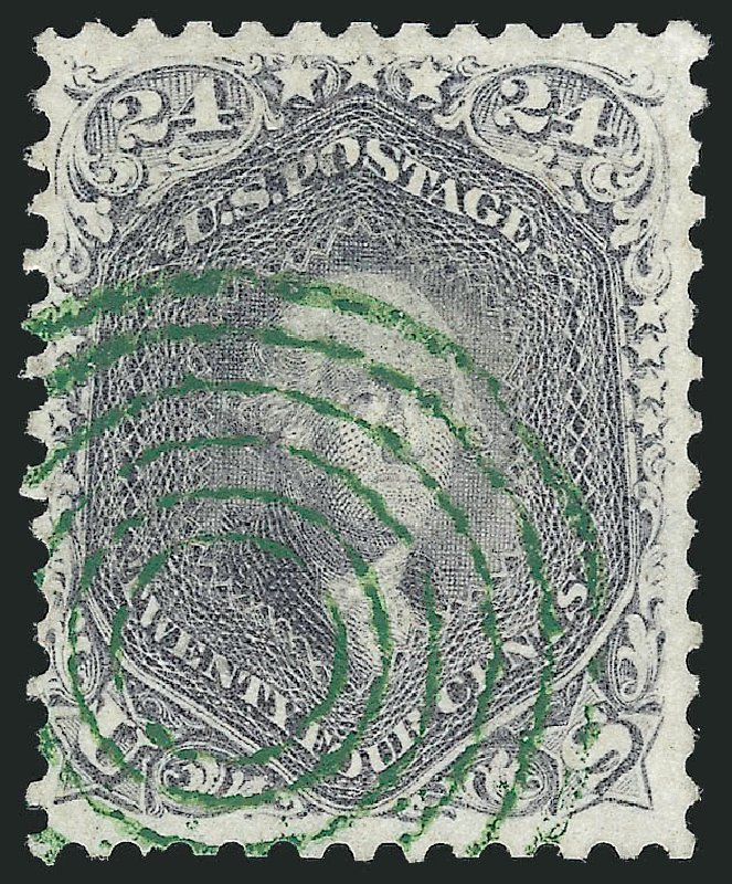 Prices of US Stamps Scott Catalog #70: 1861 24c Washington. Robert Siegel Auction Galleries, Dec 2013, Sale 1062, Lot 228