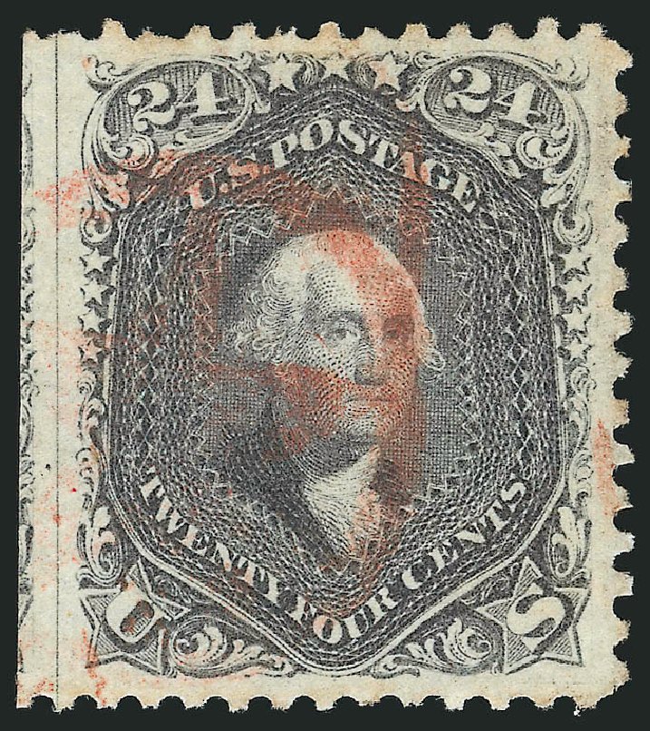 Costs of US Stamp Scott Catalogue 70 - 24c 1861 Washington. Robert Siegel Auction Galleries, Mar 2014, Sale 1067, Lot 1028