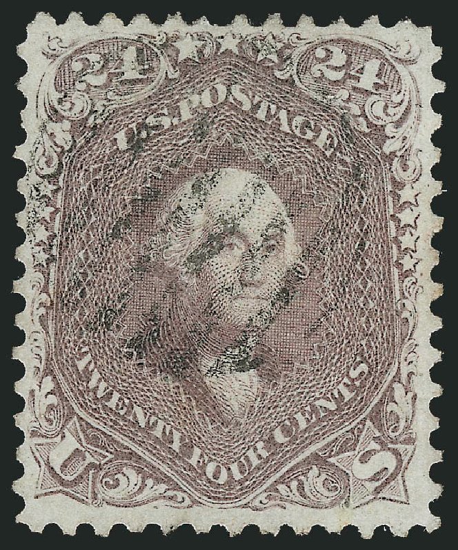 Value of US Stamps Scott Catalogue 70: 1861 24c Washington. Robert Siegel Auction Galleries, Mar 2014, Sale 1067, Lot 1038