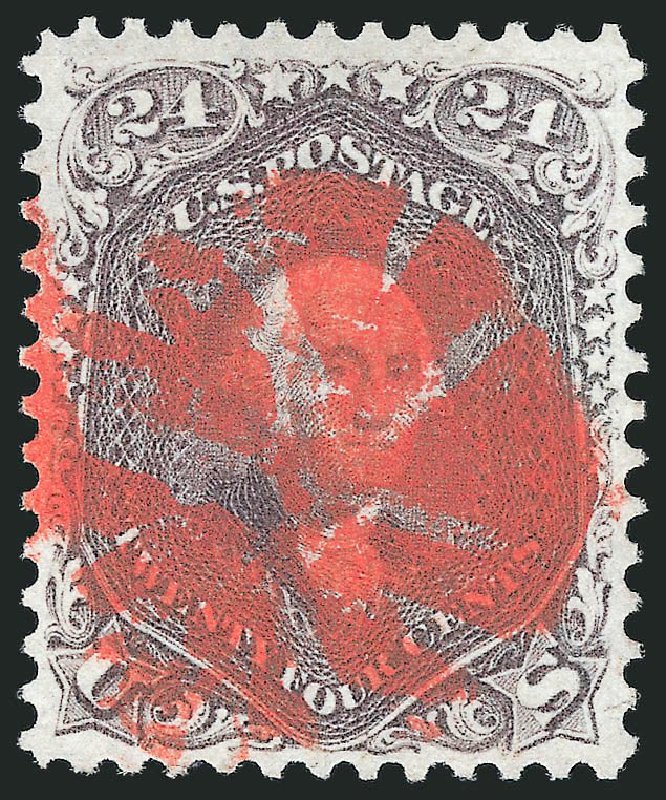 Value of US Stamps Scott Catalogue 70: 1861 24c Washington. Robert Siegel Auction Galleries, Sep 2014, Sale 1078, Lot 168