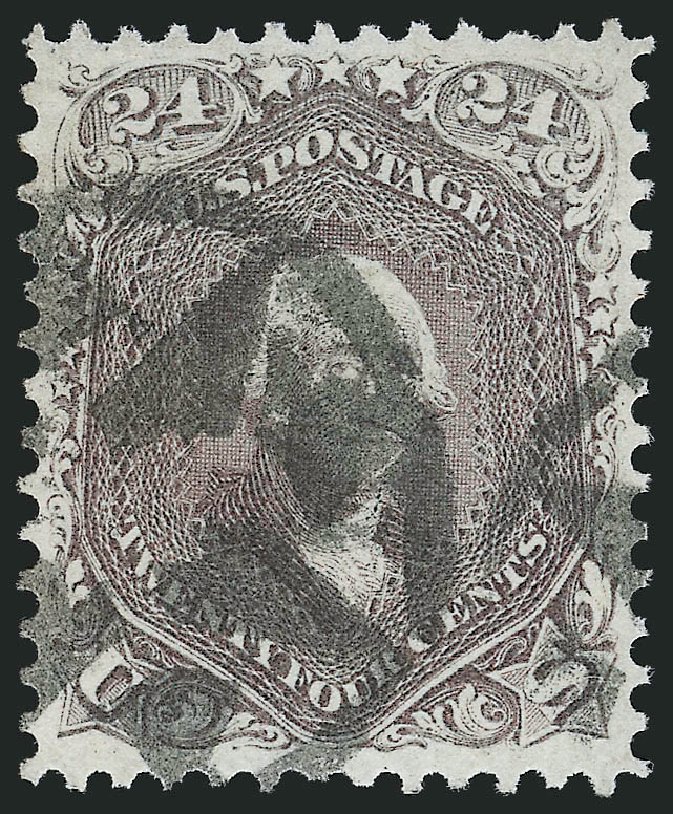 Value of US Stamp Scott 70: 1861 24c Washington. Robert Siegel Auction Galleries, Feb 2015, Sale 1092, Lot 1058