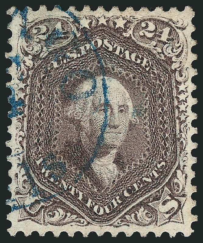 Values of US Stamp Scott Cat. # 70: 24c 1861 Washington. Robert Siegel Auction Galleries, Sep 2008, Sale 962, Lot 2328