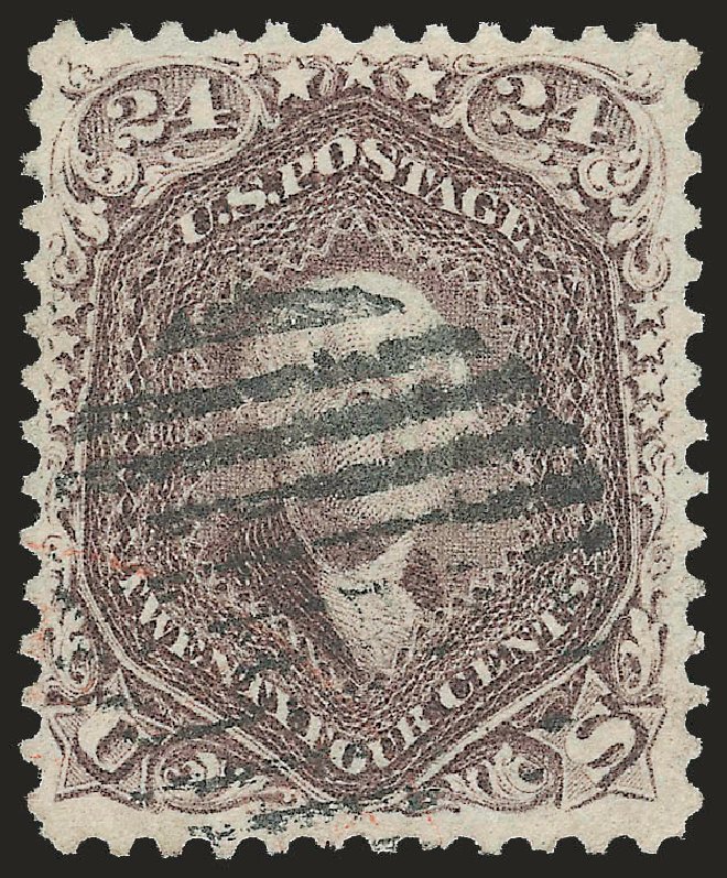 Values of US Stamp Scott Catalogue 70 - 1861 24c Washington. Robert Siegel Auction Galleries, Sep 2009, Sale 976, Lot 1338