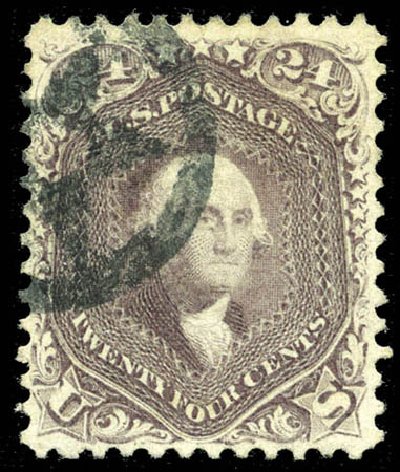Costs of US Stamps Scott Catalogue #70: 1861 24c Washington. Matthew Bennett International, Sep 2011, Sale 338, Lot 1739