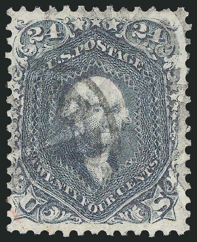 Cost of US Stamps Scott Cat. # 70 - 24c 1861 Washington. Robert Siegel Auction Galleries, Jun 2012, Sale 1024, Lot 119