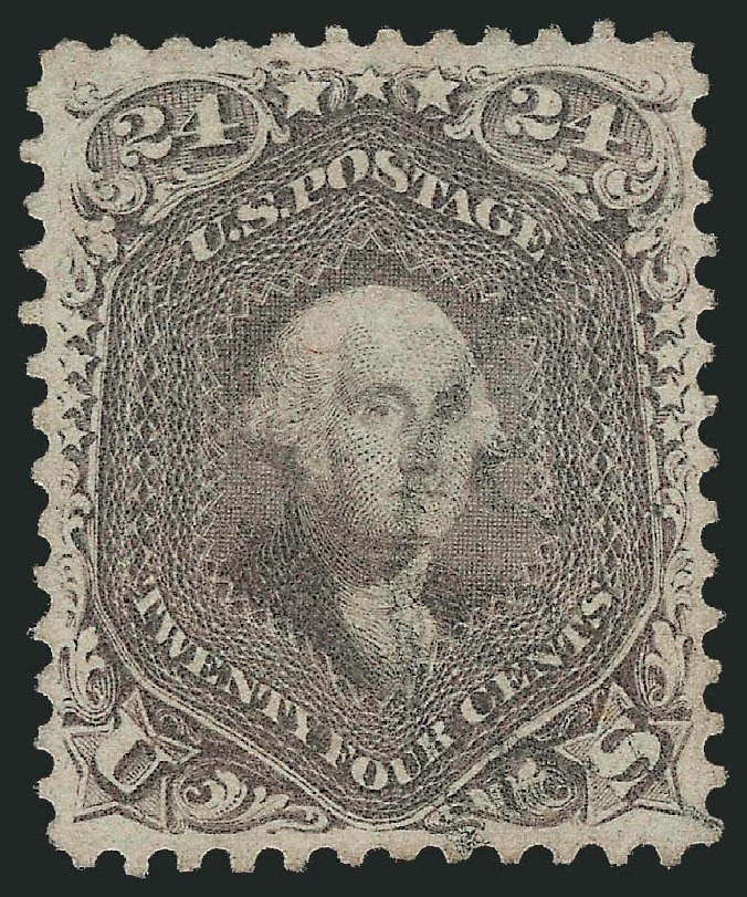 Price of US Stamps Scott Catalogue # 70 - 1861 24c Washington. Robert Siegel Auction Galleries, Nov 2013, Sale 1061, Lot 3479