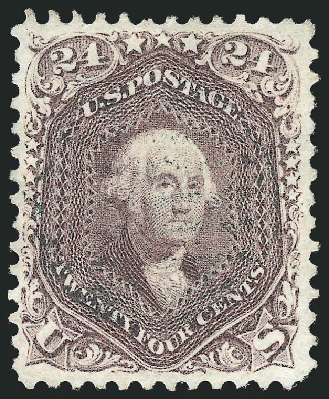 Values of US Stamp Scott # 70 - 24c 1861 Washington. Robert Siegel Auction Galleries, Sep 2009, Sale 976, Lot 1339