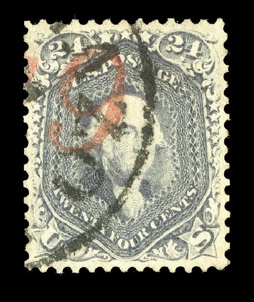 Values of US Stamp Scott Catalogue #70: 24c 1861 Washington. Spink Shreves Galleries, May 2014, Sale 148, Lot 89