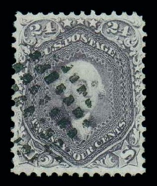 Prices of US Stamps Scott Catalogue # 70 - 24c 1861 Washington. Matthew Bennett International, Dec 2007, Sale 323, Lot 200