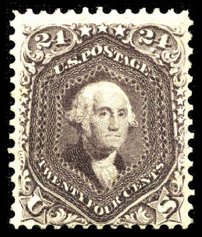 Prices of US Stamp Scott Catalog #70 - 1861 24c Washington. Matthew Bennett International, Mar 2012, Sale 344, Lot 4270