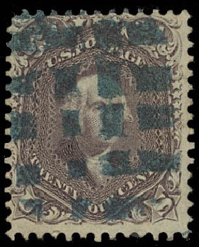 Price of US Stamp Scott 70 - 1861 24c Washington. Daniel Kelleher Auctions, Jan 2012, Sale 628, Lot 250
