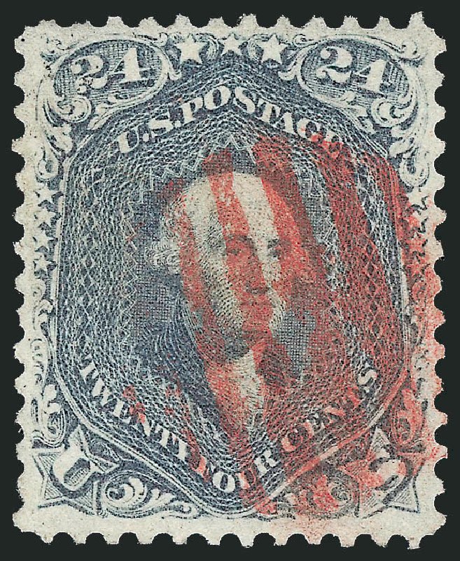 Prices of US Stamp Scott Catalogue 70 - 24c 1861 Washington. Robert Siegel Auction Galleries, Oct 2011, Sale 1014, Lot 1190