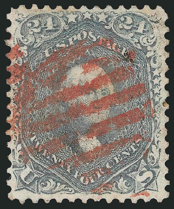Cost of US Stamp Scott #70: 1861 24c Washington. Robert Siegel Auction Galleries, Mar 2012, Sale 1019, Lot 400