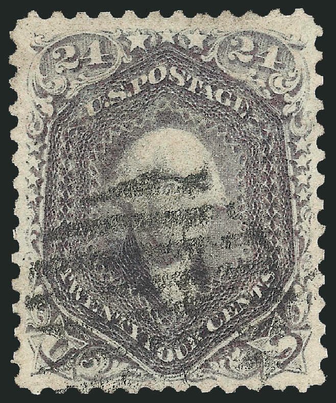 US Stamp Prices Scott Catalogue 70 - 1861 24c Washington. Robert Siegel Auction Galleries, Jun 2012, Sale 1025, Lot 110