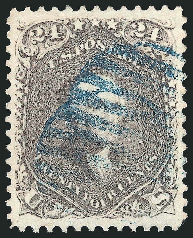 US Stamps Values Scott Cat. #70 - 24c 1861 Washington. Robert Siegel Auction Galleries, Nov 2012, Sale 1034, Lot 80