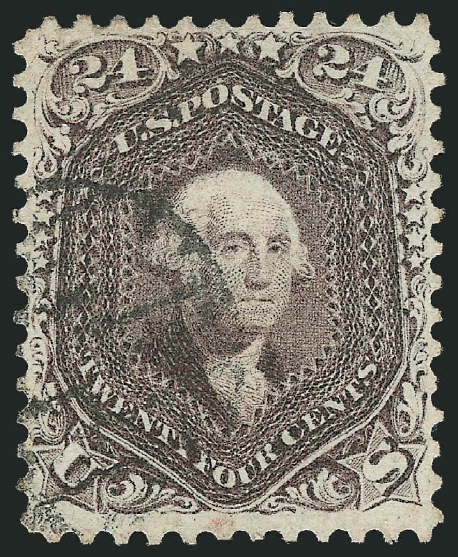 US Stamps Price Scott Catalog #70 - 24c 1861 Washington. Robert Siegel Auction Galleries, Dec 2012, Sale 1037, Lot 1560
