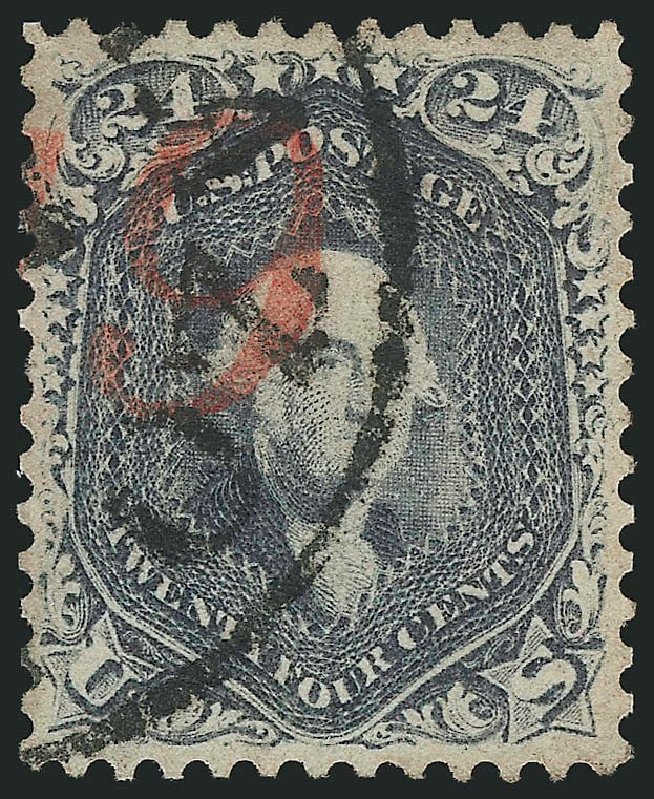 Prices of US Stamps Scott #70: 1861 24c Washington. Robert Siegel Auction Galleries, Sep 2014, Sale 1078, Lot 170