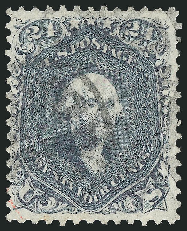 US Stamp Price Scott Catalog 70: 1861 24c Washington. Robert Siegel Auction Galleries, Nov 2014, Sale 1084, Lot 3210