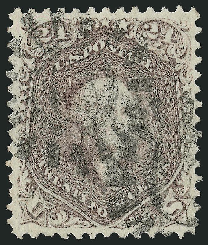 Prices of US Stamp Scott Catalog # 70 - 24c 1861 Washington. Robert Siegel Auction Galleries, Oct 2008, Sale 963, Lot 510