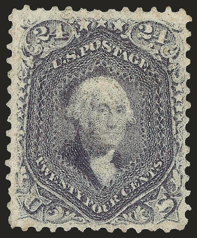 US Stamps Prices Scott Cat. # 70 - 1861 24c Washington. Robert Siegel Auction Galleries, Jan 2009, Sale 968, Lot 90