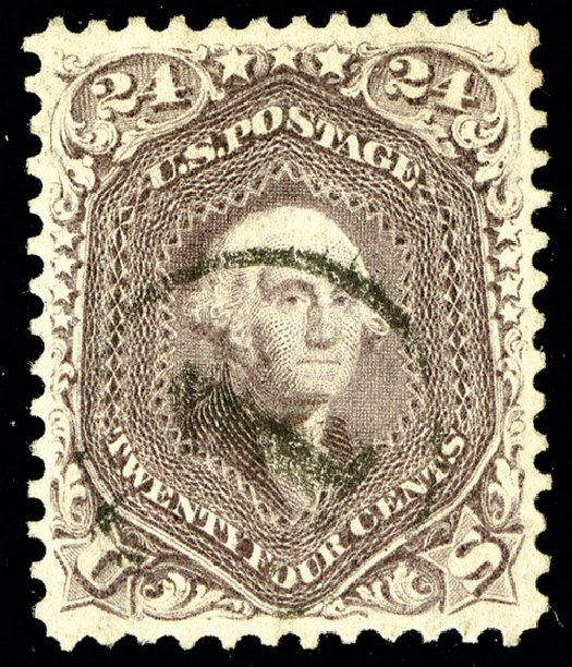 Values of US Stamp Scott Cat. 70 - 1861 24c Washington. Spink Shreves Galleries, May 2014, Sale 148, Lot 80