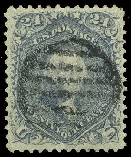US Stamps Values Scott #70: 24c 1861 Washington. Matthew Bennett International, May 2014, Sale 350, Lot 121