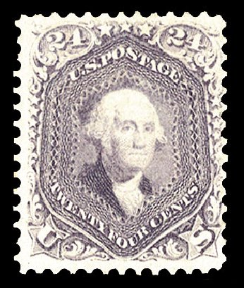 Cost of US Stamp Scott Cat. 70: 24c 1861 Washington. Cherrystone Auctions, Nov 2009, Sale 200911, Lot 3041