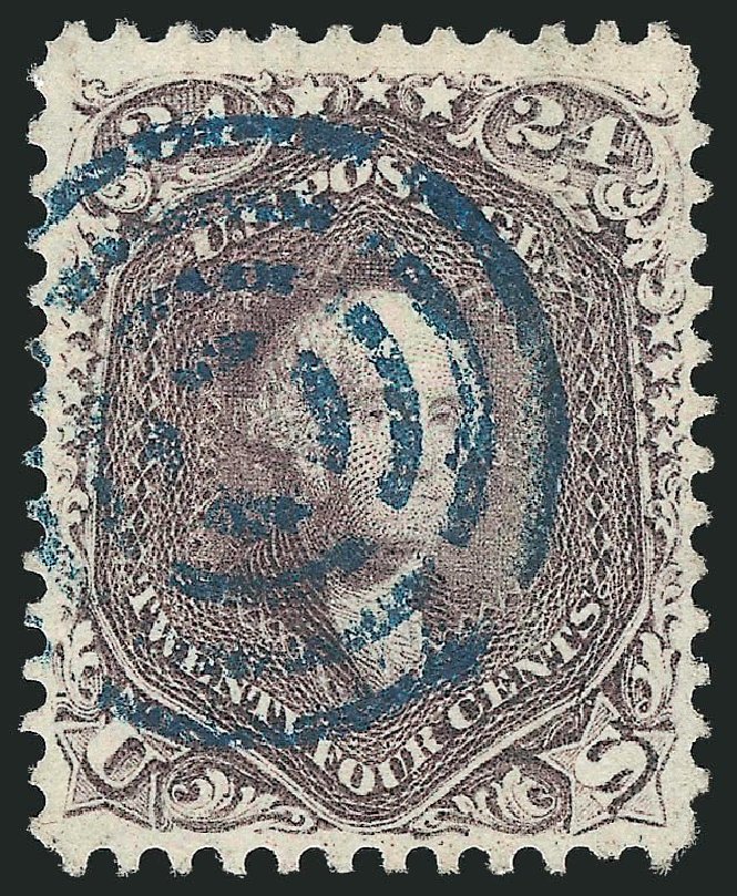 Value of US Stamps Scott Catalog #70 - 1861 24c Washington. Robert Siegel Auction Galleries, Mar 2013, Sale 1040, Lot 1291
