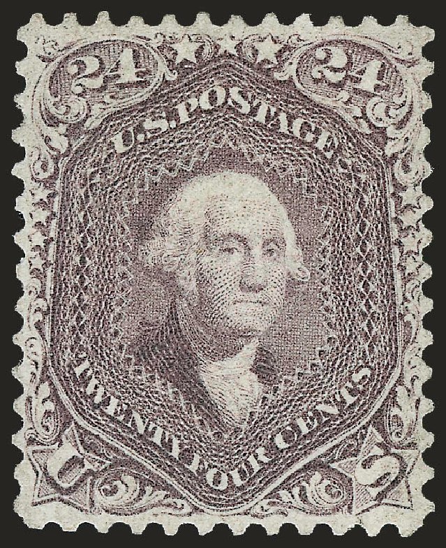 Cost of US Stamp Scott Catalogue # 70: 1861 24c Washington. Robert Siegel Auction Galleries, Apr 2009, Sale 972, Lot 3071