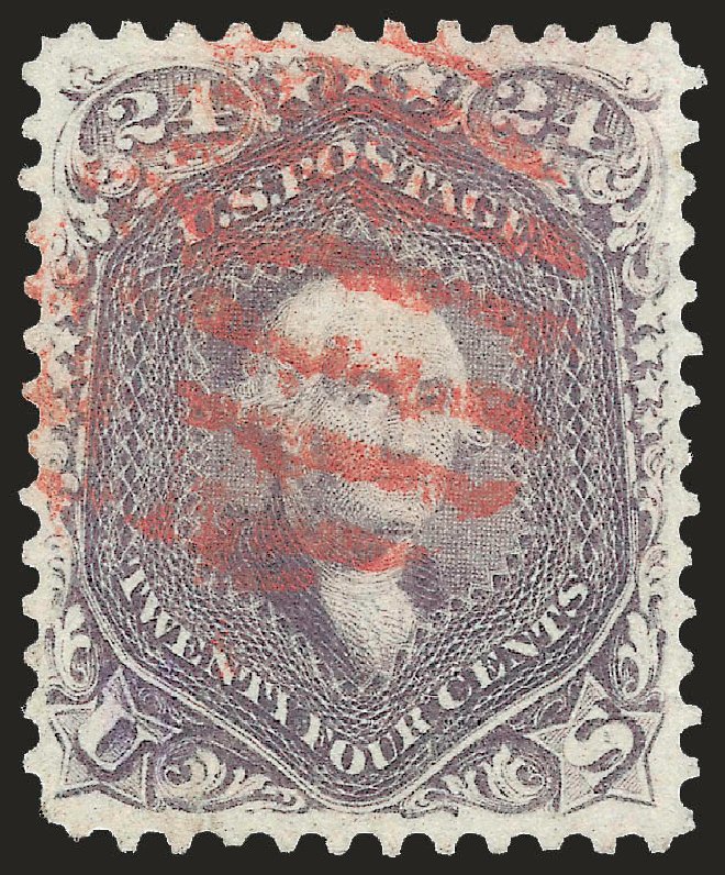 Value of US Stamp Scott #70: 24c 1861 Washington. Robert Siegel Auction Galleries, Jun 2009, Sale 973, Lot 81