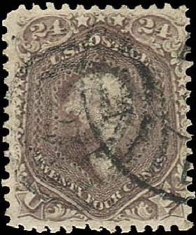 Value of US Stamps Scott Cat. 70 - 1861 24c Washington. Regency-Superior, Nov 2014, Sale 108, Lot 164