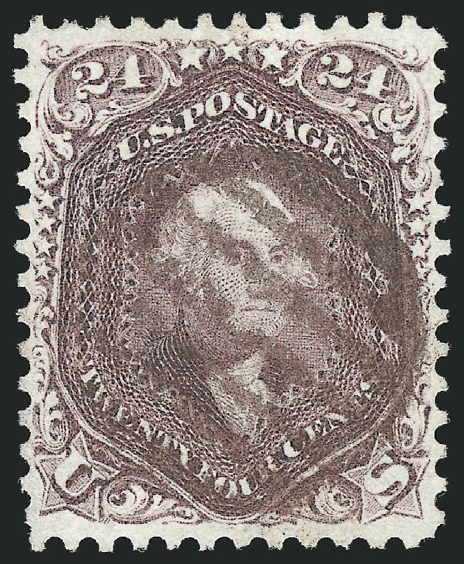 Cost of US Stamp Scott # 70: 24c 1861 Washington. Robert Siegel Auction Galleries, Oct 2012, Sale 1032, Lot 3124
