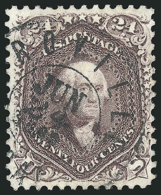 Prices of US Stamps Scott Catalogue 70: 24c 1861 Washington. Robert Siegel Auction Galleries, Dec 2013, Sale 1062, Lot 204