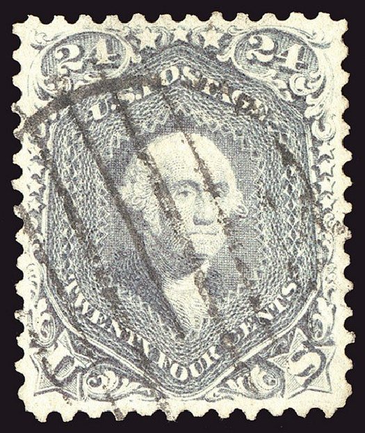 Values of US Stamps Scott Catalog #70: 24c 1861 Washington. Spink Shreves Galleries, Jan 2014, Sale 146, Lot 214