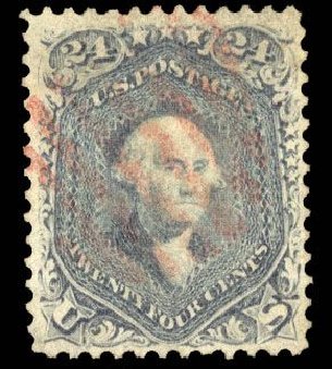 Prices of US Stamp Scott #70: 24c 1861 Washington. Cherrystone Auctions, Mar 2008, Sale 200803, Lot 105