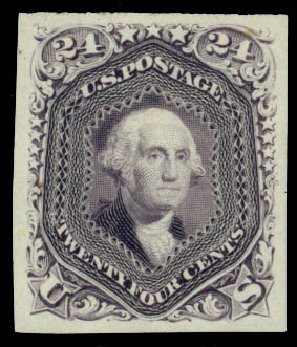 US Stamp Price Scott Catalogue 70: 1861 24c Washington. Daniel Kelleher Auctions, Sep 2014, Sale 655, Lot 225