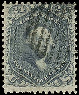 Cost of US Stamp Scott 70: 24c 1861 Washington. Regency-Superior, Jan 2015, Sale 109, Lot 655