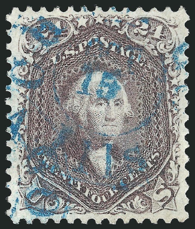 Price of US Stamps Scott Cat. # 70 - 1861 24c Washington. Robert Siegel Auction Galleries, Jun 2012, Sale 1024, Lot 115