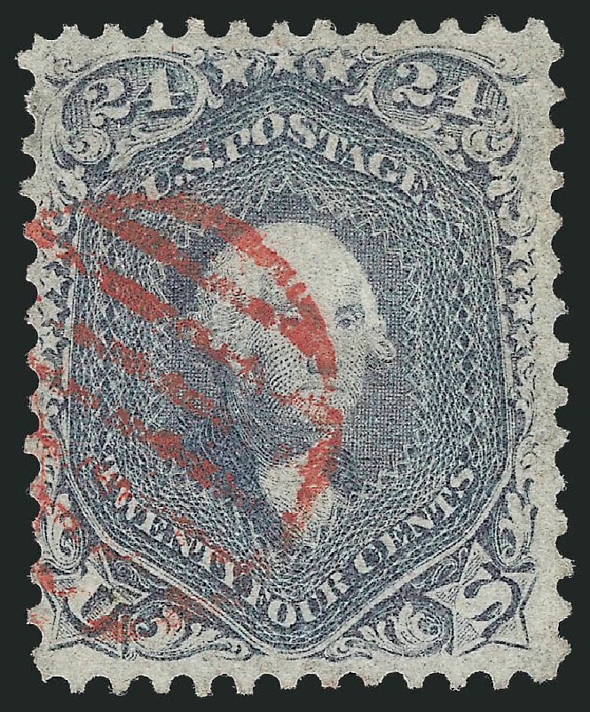 US Stamp Prices Scott # 70 - 24c 1861 Washington. Robert Siegel Auction Galleries, Jun 2012, Sale 1026, Lot 1215